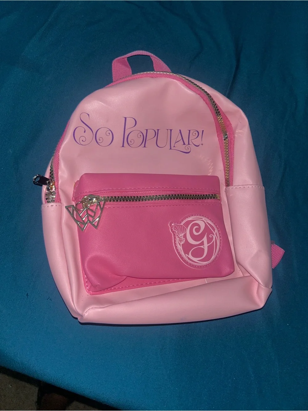🍄3 for $10🍄 So Popular! Pink Mini Kids Backpack with Front Zip Pocket